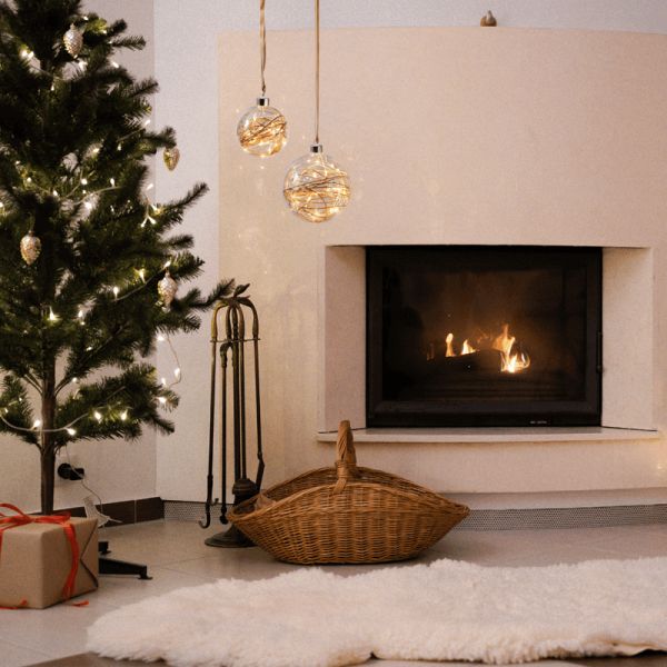 Boule décorative LED en verre Glow large 40x0.064W ambiance