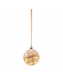 Bola LED de cristal colgante Glow mediana