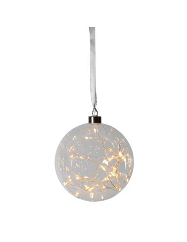 Boule lumineuse de Noël LED à...