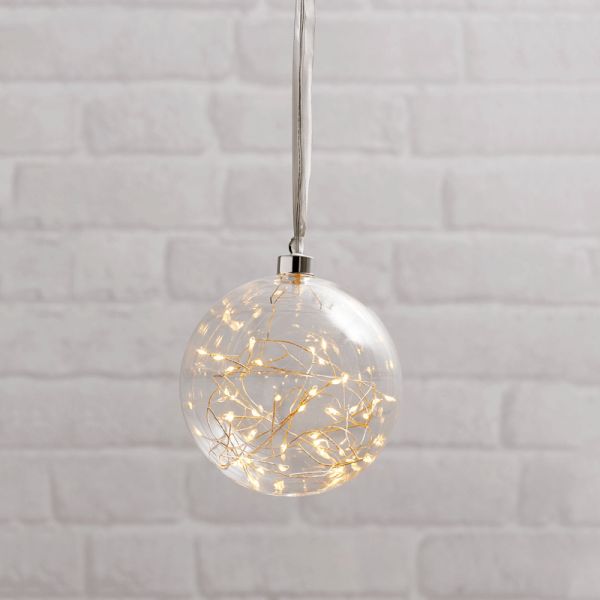 Bola LED colgante de Navidad Glow...