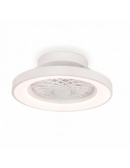 Plafón LED Mini Ventilador Blanco Tibet 7804 | LeonLeds Iluminación