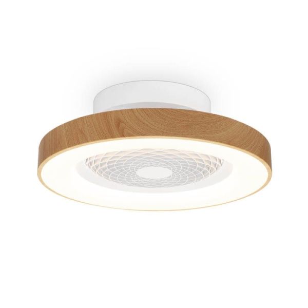Mantra Tibet 7806 Mini-Deckenventilator aus Holz mit LED Ventilador | LeonLeds