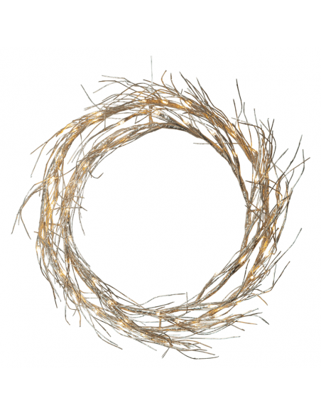 Corona de luces LED colgante Fizzy de Navidad