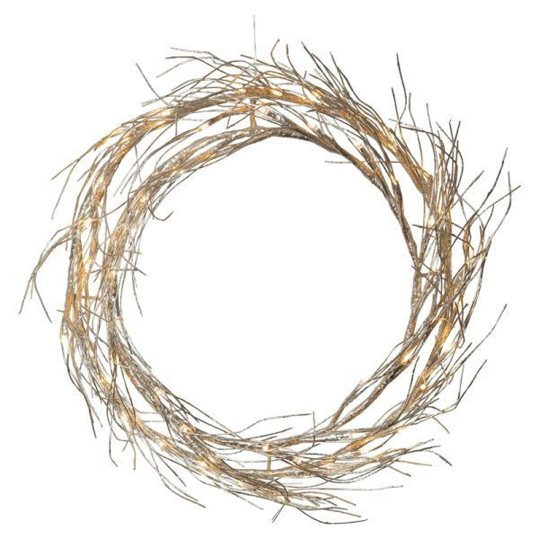 Corona de luces LED colgante Fizzy de Navidad