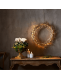 Corona de luces LED colgante Fizzy de Navidad ambiente