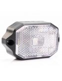 Piloto LED de galibo delantero blanco con brazo 12V-36V IA FT-069 B Fristom | LeonLeds
