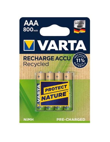 Pila Recargable AAA 800 mAh 4008496931545 Varta | LeonLeds