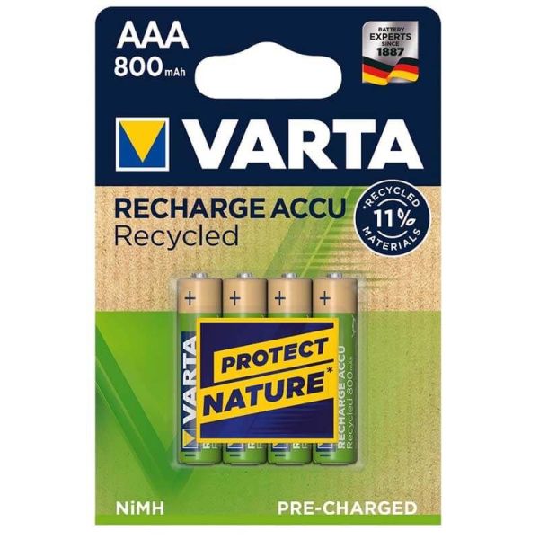 Pila Recargable AAA 800 mAh 4008496931545 Varta | LeonLeds