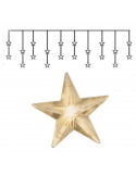 Cortina de luces LED de Navidad con estrellas 1,8m Star Curtain