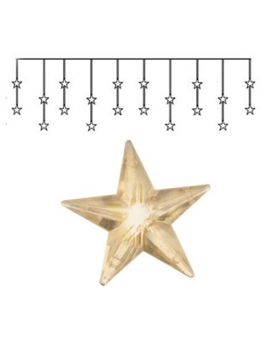 Cortina de luces LED de Navidad con estrellas 1,8m Star Curtain
