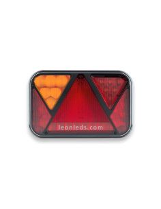 Piloto Trasero LED con conector Bajonet 5 Pin con luz de matricula lateral 12V Fristom | LeonLeds