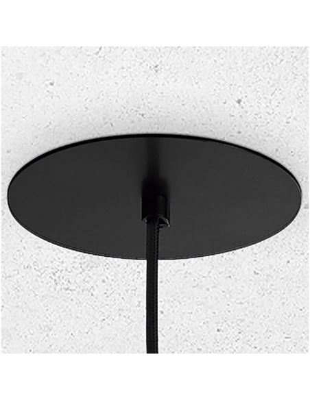 Floron Luminária de teto semi-encastrada Tania 1XGU10 Preto | leonleds