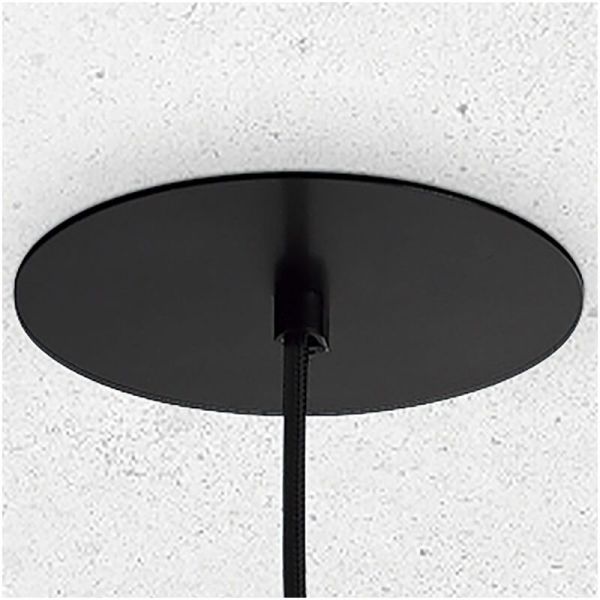 Floron Lámpara de techo semiempotrada Tania 1XGU10 Negra | LeonLeds