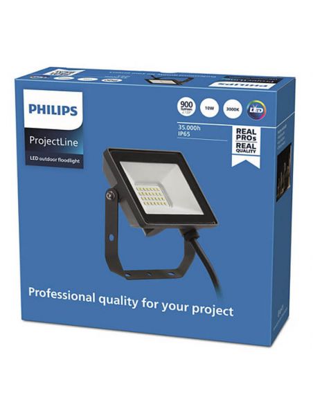 Proyector para exterior LED ProjectLine 10W 950Lm IP65 8719514954397 Philips | LeonLeds