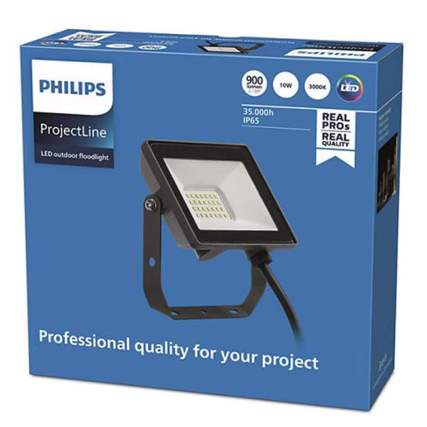 Proyector para exterior LED ProjectLine 10W 950Lm IP65 8719514954397 Philips | LeonLeds