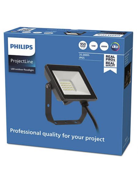 Projetor ProjectLine LED para exteriores 10W 950Lm IP65 8719514954496 Philips | leonleds