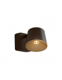 Aplique de pared LED Drone marrón 2700k bronce