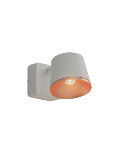 Luz de parede LED Drone de cobre branco ajustável