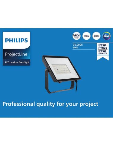 Proyector Foco LED 150W de exterior ProjectLine 14.250Lm IP65 8719514954571 Philips | LeonLeds