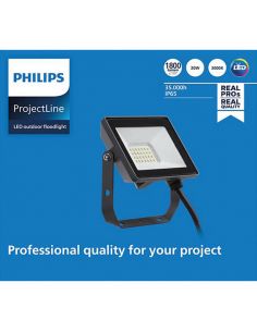 Proyector LED para exterior 20W ProjectLine 1800Lm IP65 Philips | LeonLeds 2