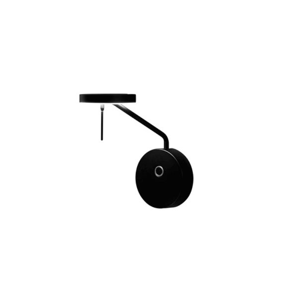 Aplique LED Invisible Wall Fixture negro pequeño