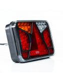 Piloto Trasero LED con triangulo 12V-36V Hermético FT-370 Fristom | LeonLeds