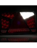 Piloto Trasero LED con triangulo 12V-36V Hermético FT-370 Fristom | LeonLeds