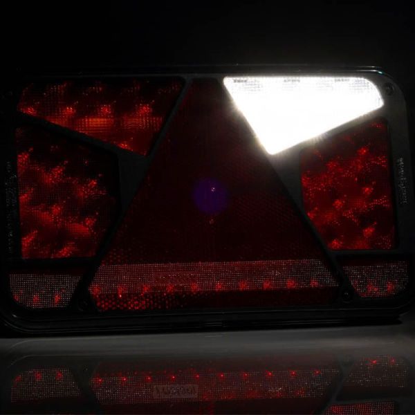 Piloto Trasero LED con triangulo 12V-36V Hermético FT-370 Fristom | LeonLeds