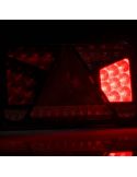 Piloto Trasero LED con triangulo 12V-36V Hermético FT-370 Fristom | LeonLeds