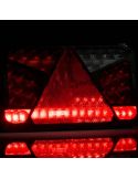 Piloto Trasero LED con triangulo 12V-36V Hermético FT-370 Fristom | LeonLeds
