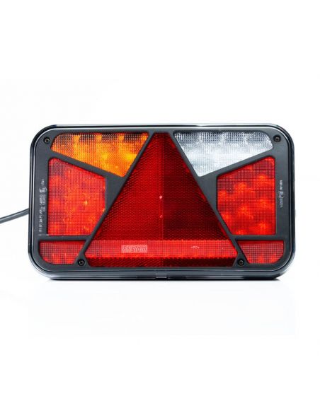 Feu arrière LED avec triangle 12V-36V Hermétique FT-370 Fristom | leonleds