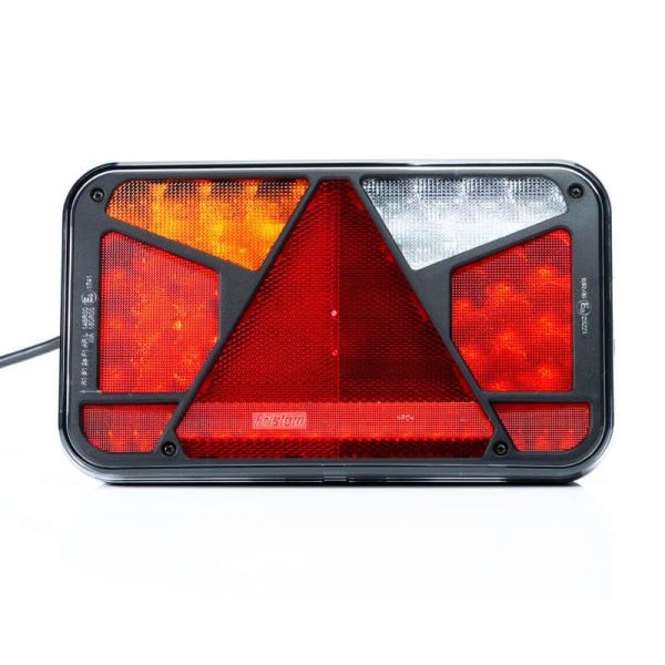 Feu arrière LED avec triangle 12V-36V Hermétique FT-370 Fristom | leonleds