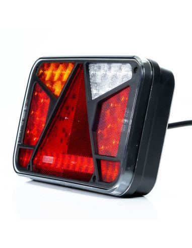 Feu arrière LED avec triangle 12V-36V Hermétique FT-370 Fristom | leonleds