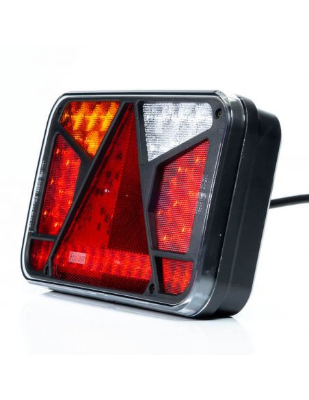 Piloto Trasero LED con triangulo 12V-36V Hermético FT-370 Fristom | LeonLeds