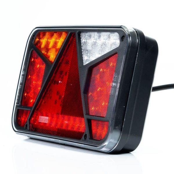 Piloto Trasero LED con triangulo 12V-36V Hermético FT-370 Fristom | LeonLeds
