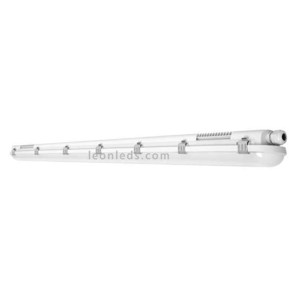 Pantalla estanca LED potente 180Cm 70W 7.500Lm IK65 IK08 Value Class 4058075300989 | LeonLeds