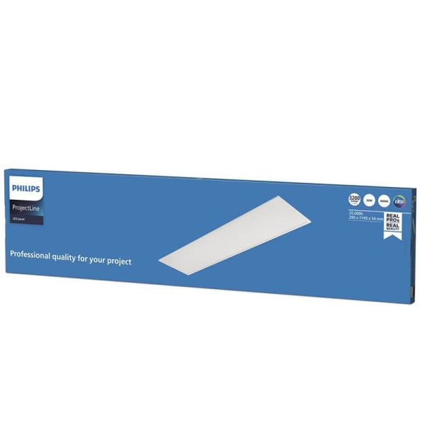 Panel LED 120X30Cm 3.400Lm 4.000K 34W ProjectLine 8719514955318 Philips | LeonLeds