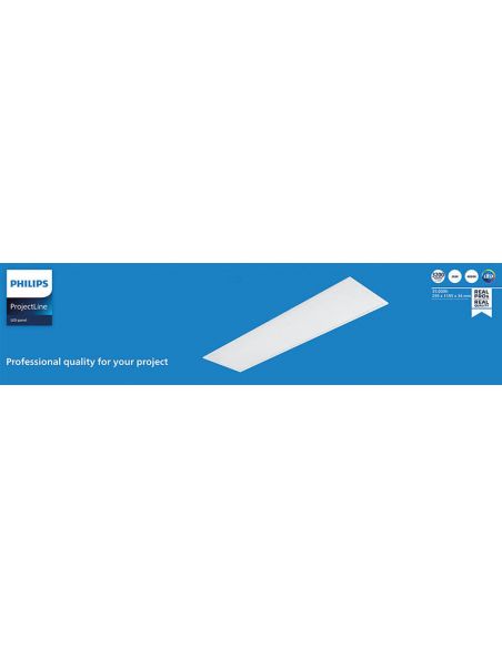 Panel LED 120X30Cm 3.400Lm 4.000K 34W ProjectLine 8719514955318 Philips | LeonLeds