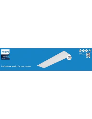 Panel LED 120X30Cm UGR19 3.200Lm 4.000K 36W ProjectLine 8719514955325 Philips | LeonLeds