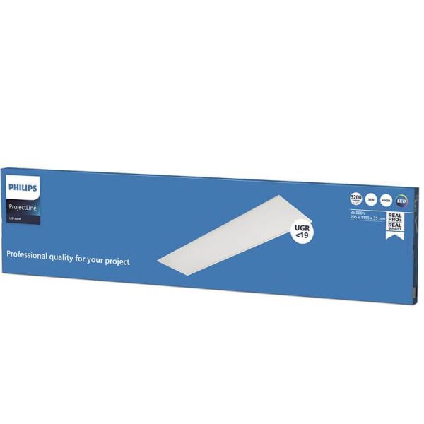 Panel LED 120X30Cm UGR19 3.200Lm 4.000K 36W ProjectLine 8719514955325 Philips | LeonLeds