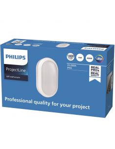 Applique murale d'extérieur à LED Oval IP65 1 400 Lm 15 W IK06 ProjectLine 8719514954335 Philips | leonleds 2