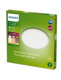 Plafón LED exterior redondo extraplano SuperSlim Blanco | LeonLeds