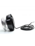 Rotativo Led transparente Magnético con 3 metros de cable 1 Programa de luz IP68 866.9D Was | LeonLeds