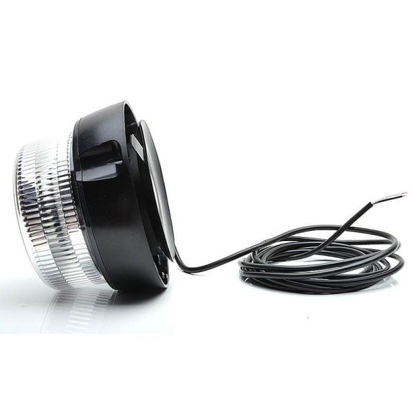 Rotativo Led transparente Magnético con 3 metros de cable 1 Programa de luz IP68 866.9D Was | LeonLeds