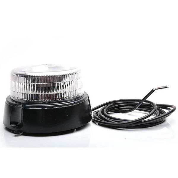 Rotativo Led transparente Magnético con 3 metros de cable 1 Programa de luz IP68 866.9D Was | LeonLeds