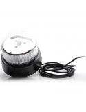 Rotativo Led transparente Magnético con 3 metros de cable 1 Programa de luz IP68 866.9D | LeonLeds