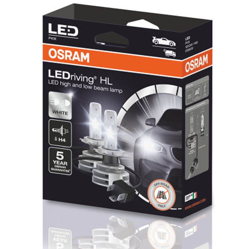 Ampoules LED H4 24V 12V Osram Gen 2 9726CW