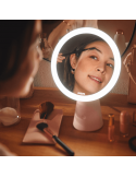 Miroir de maquillage LED Mirror DSK 205 rose ambiant