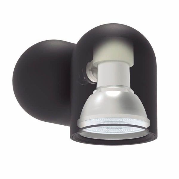 Applique murale orientable Ios noire GU10