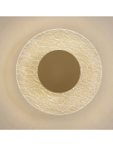 Aplique LED de pared Jewel Oro grande Mantra